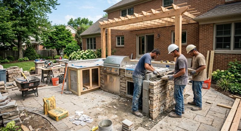 Outdoor Kitchen Installation in Santa Rosa, CA